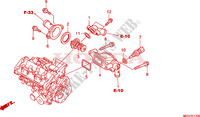 THERMOSTAT pour Honda CBR 600 F SPECIAL de 2011