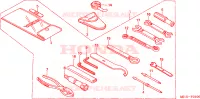 OUTIL pour Honda CBX 750 PATROL LIGHT de 2001