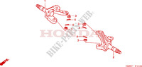 ARBRE DE ROUE  pour Honda TRX 250 FOURTRAX RECON Standard de 2007
