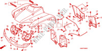 GARDE BOUE AVANT pour Honda TRX 250 FOURTRAX RECON Electric Shift de 2008