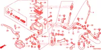 MAITRE CYLINDRE DE FREIN AVANT pour Honda TRX 250 FOURTRAX RECON Standard de 2006