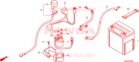 BATTERIE pour Honda FOURTRAX 500 FOREMAN RUBICON Hydrostatic de 2011