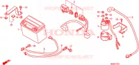 BATTERIE pour Honda TRX SPORTRAX 250 X de 2009