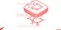CYLINDRE pour Honda TRX SPORTRAX 250 X de 2009