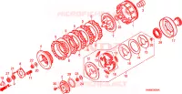 EMBRAYAGE pour Honda TRX SPORTRAX 250 X de 2009
