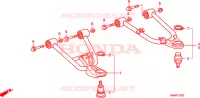 TRIANGLES AVANT pour Honda TRX SPORTRAX 250 X de 2009