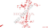 ARBRE DE DIRECTION pour Honda FOURTRAX 400 RANCHER AT de 2004