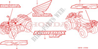 AUTOCOLLANTS pour Honda FOURTRAX 400 RANCHER AT de 2006