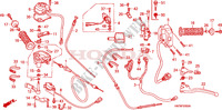 CABLES   COMMODOS   LEVIERS   POIGNEES pour Honda FOURTRAX 400 RANCHER AT de 2004