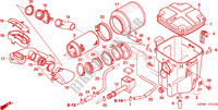 FILTRE A AIR pour Honda FOURTRAX 500 FOREMAN 4X4 Electric Shift de 2005