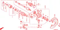 ARTICULATION AVANT(4WD) pour Honda FOURTRAX 420 RANCHER 4X4 Electric Shift de 2007