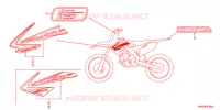 AUTOCOLLANTS pour Honda CRF 450 R de 2011