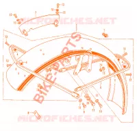 F11 pour Honda CB 750 FOUR de 1969
