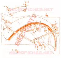 F06 pour Honda CB 750 FOUR de 1977