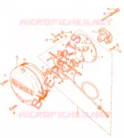 E07 pour Honda CB 750 FOUR, KM/H de 1977