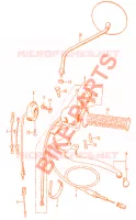 F03 pour Honda CB 750 FOUR, KM/H de 1977