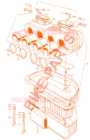 F15 pour Honda CB 750 FOUR, KM/H de 1977