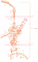 E08 pour Honda AMIGO 50 4 STROKE THE GRADUATE de 1973