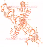 E01 pour Honda AMIGO NOVIO 50 4 STROKE de 1977