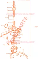 E09 pour Honda AMIGO NOVIO 50 4 STROKE de 1977