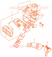 F21 pour Honda AMIGO NOVIO 50 4 STROKE de 1977