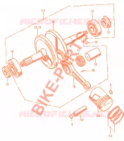 E08 pour Honda ST 70 DAX de 1969