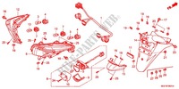 FEU ARRIERE   GARDE BOUE ARRIERE (FJS600A9 2KO/FJS600AB/DB) pour Honda SILVER WING 600 ABS de 2012