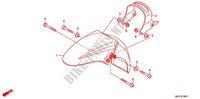 GARDE BOUE AVANT (FJS600A9 2KO/FJS600AB/DB) pour Honda SILVER WING 600 ABS de 2011