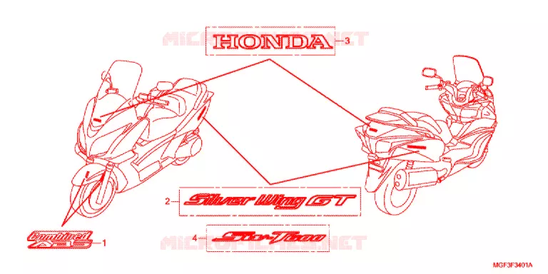 t (FJS600A9-2KO/FJS600AB/DB) Honda SCOOTER 600 SILVERWING 2014  FJS600AB