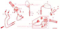 COMMODO   CABLE   RETROVISEUR pour Honda SILVER WING 600 ABS de 2012