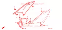 COUVERCLES LATERAUX pour Honda CRF 230 F de 2011