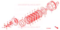 EMBRAYAGE pour Honda CRF 230 F de 2011