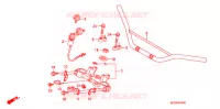 GUIDON   TE DE FOURCHE pour Honda CRF 230 F de 2011