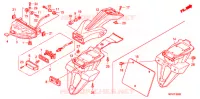FEU ARRIERE pour Honda CB 1000 R WHITE de 2012