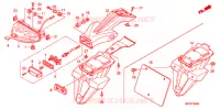 FEU ARRIERE pour Honda CB 1000 R BLANCHE de 2012