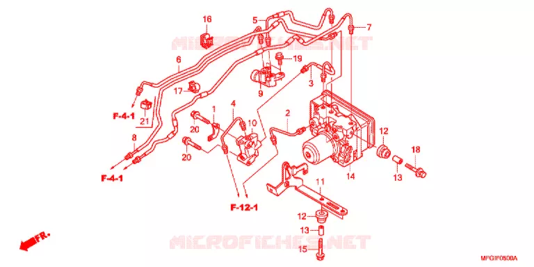 MODULATEUR ABS Honda MOTO 600 HORNET 2012  CB600FAC