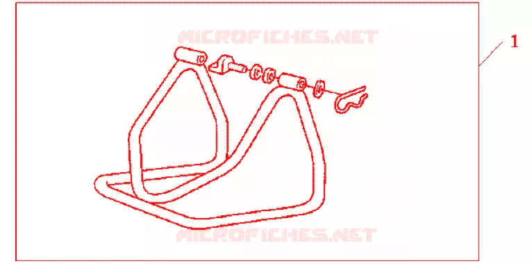 BEQUILLE DE STAND Honda MOTO 600 HORNET 2012  CB600FC