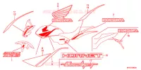 AUTOCOLLANTS pour Honda CB 600 F HORNET de 2012