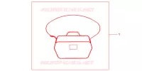 SAC INTERIEUR DE TOP CASE pour Honda CBF 1000 ABS de 2012