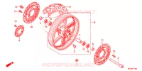 ROUE AVANT pour Honda CBF 1000 ABS de 2013