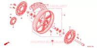 ROUE AVANT pour Honda CBF 1000 de 2012