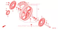 ROUE AVANT pour Honda CBF 1000 de 2012