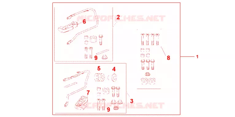 SUPPORTS VALISES Honda MOTO 1000 CBF 2012  CBF1000FSC