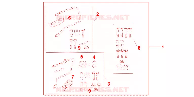 SUPPORTS VALISES Honda MOTO 1000 CBF 2012  CBF1000FSC