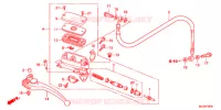 MAITRE CYLINDRE pour Honda CBF 1000 F ABS TS de 2012