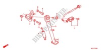 BEQUILLE pour Honda CBR 600 F ABS WHITE de 2012