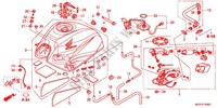RESERVOIR A CARBURANT pour Honda CBR 600 F ABS WHITE de 2012