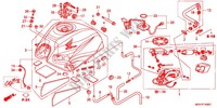 RESERVOIR A CARBURANT pour Honda CBR 600 F WHITE de 2012