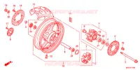 ROUE ARRIERE pour Honda CBR 600 F de 2012