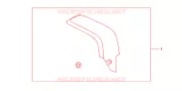 PROTECTION D'ECHAPPEMENT CARBONE pour Honda CBR 600 RR RED de 2012